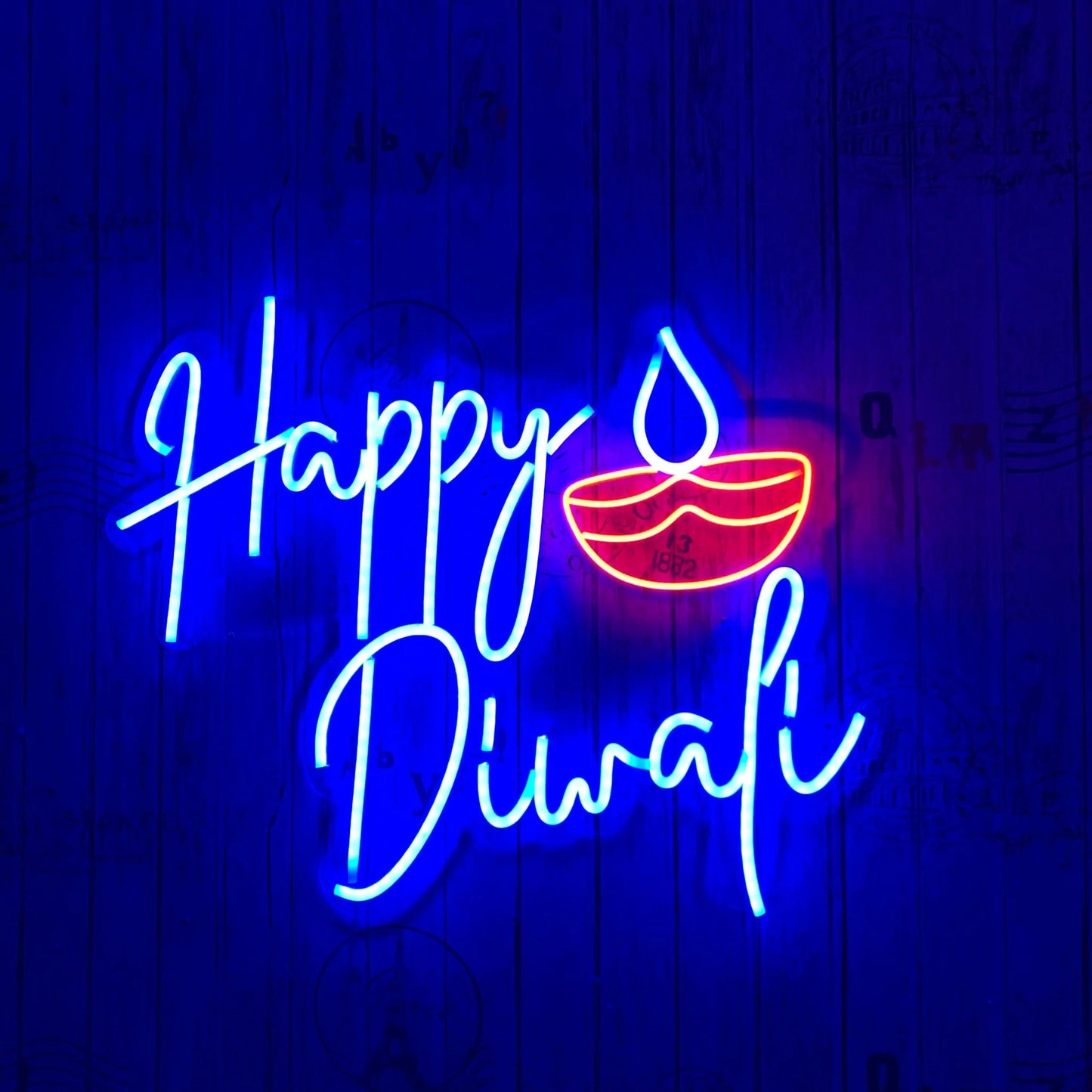 Happy Diwali Neon LED Light | Festive Decor for Diwali | Warm & Radiant Glow